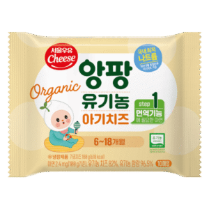 Phô mai hữu cơ tách muối Seoul Milk Step 1 (Giao bao bì ngẫu nhiên)