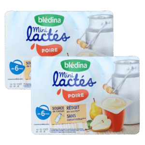 Combo 2 Sữa chua Bledina mini lactes vị lê